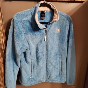 The North Face Blue Fuzzy Jacket
